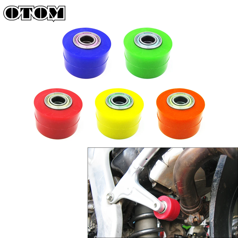 

OTOM Drive Chain 8/10mm Pulley Roller Slider Tensioner Wheel Guide For CRF YZF EXC RMZ KLX Enduro Dirt Street Bike