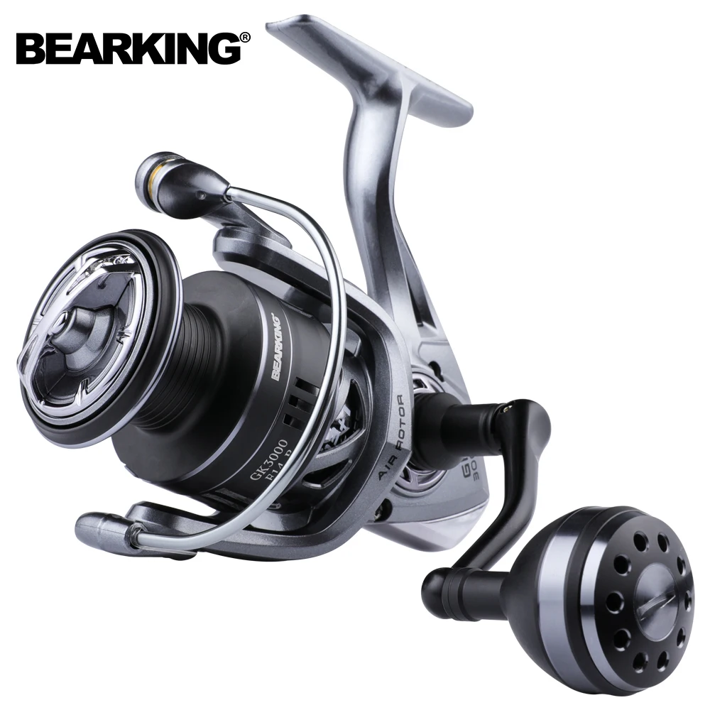 

BEARKING Fishing Reel BKAK 5.2:1 1000-4000 Drag 7kg Metal Spool CNC Handle Spinning Reel Saltwater Reel carp Reel Fishing
