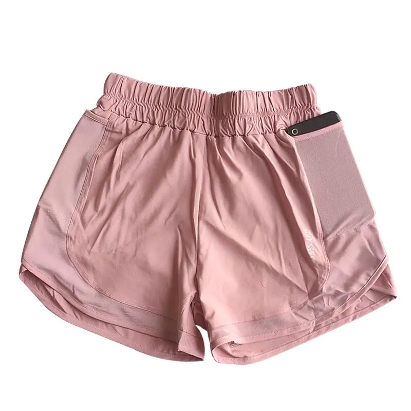 

Women 2 In 1 High Waist Yoga Shorts Hip Push Up Lined Sports Pants Running Cycling Quick Dry Gym Fitness Leggings Sport Shorts