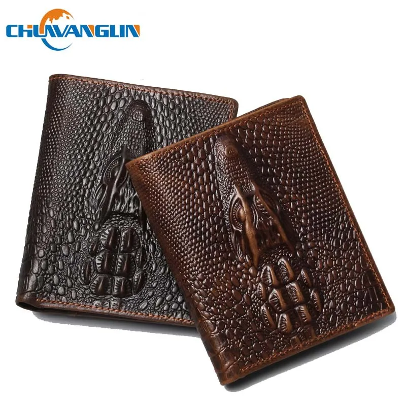 Chuwanglin винтажные мужские кошельки из натуральной кожи короткий бумажник с