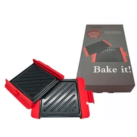 metal baking tray microwave bakeware practical creative silicone nonstick baking dishes for food bbq pans kitchen tools