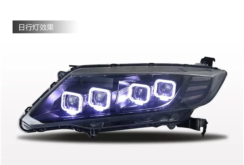 Автомобильный бупмер головной свет для Honda City фары Cruiser автомобильные аксессуары все светодиодный противотуманные фары