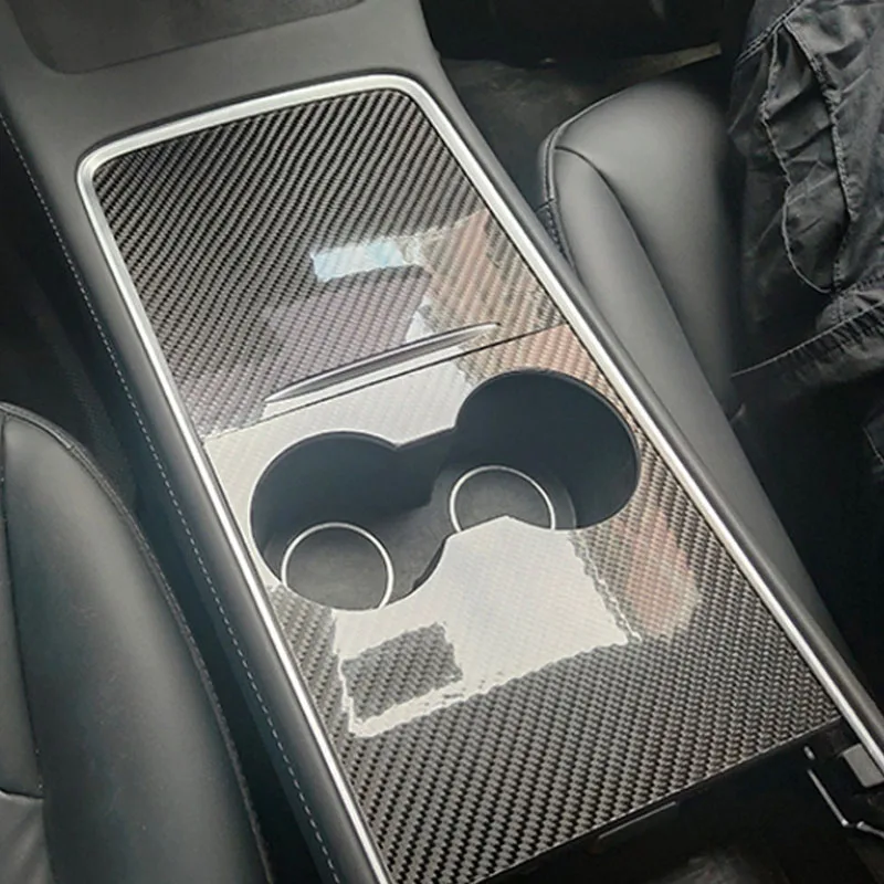 Аксессуары для Tesla Model 3 пластиковый патч из углеродного волокна 2021 | Автомобили и