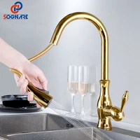 gold kitchen faucets 360 degree swivel pull out spray sink mixer%c2%a0cocina cuisine cold and hot water tap crane %d1%81%d0%bc%d0%b5%d1%81%d0%b8%d1%82%d0%b5%d0%bb%d1%8c %d0%b4%d0%bb%d1%8f %d0%ba%d1%83%d1%85%d0%bd%d0%b8