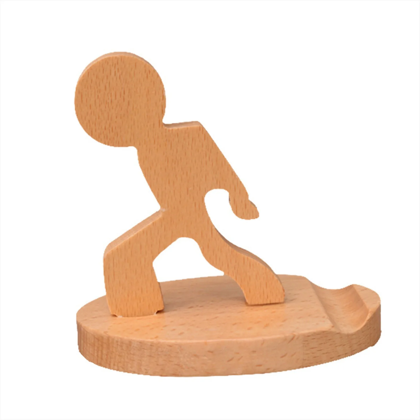 

Creative Cute Cartoon Solid Wood Elephant Mobile Phone Holder Stationery Pen Holder Multifunctional Desktop Mobile Phone Stand