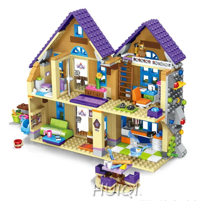 

New Girl Series Brick Education Toys Country Mia's House Woods Villa 41369 Building Blocks Family Home Toys for Children