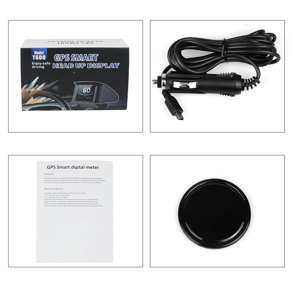 VSTM T600 автомобильный OBD2 GPS Компьютер Автомобильный цифровой OBD Спидометр Пробег