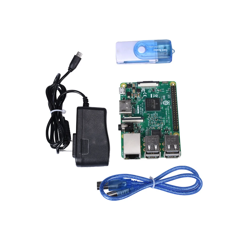 Without Camera kits Осьминожка для Raspberry Pi 3 Model B, макетная плата, наборы с адаптером питания для камеры Ender 3, 3D-принтер Raspberry Pi 3B - Цвет: Without Camera kits