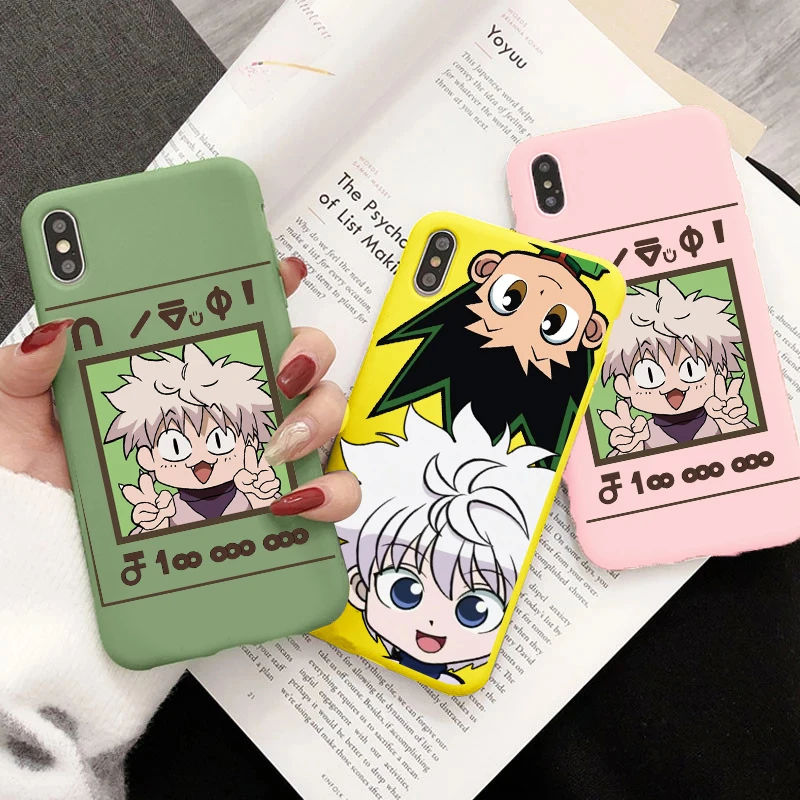 Чехлы для Xiaomi Redmi Mi Poco F3 X3 11 Note 10 10s 9 9S 8 8T 7 6 10T Pro Max A2 6X SE Lite CC9 CC9e Hunter X Аниме|Бамперы| |