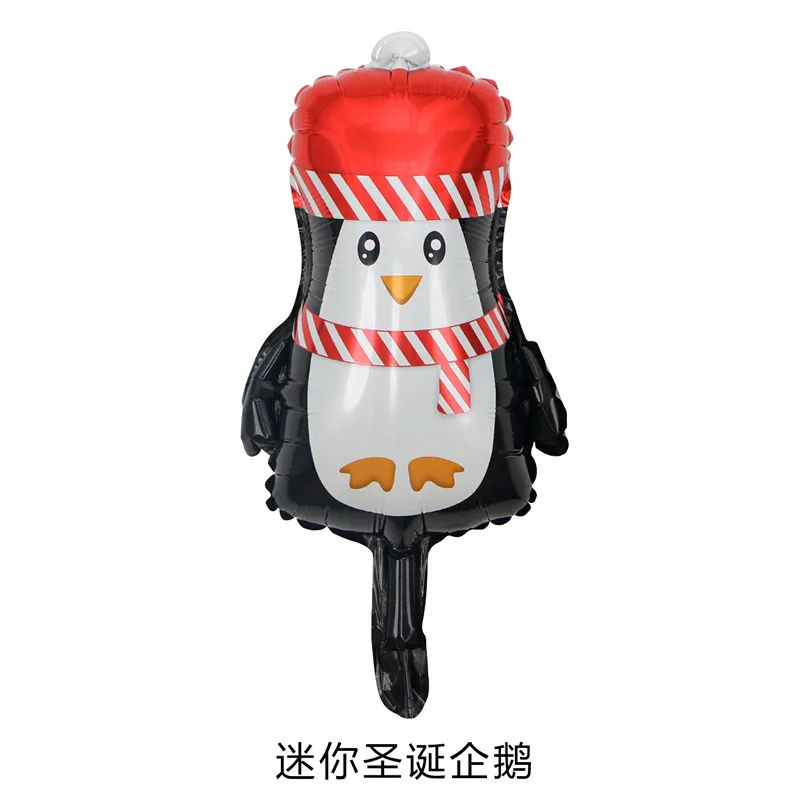 6 шт для рождественской вечеринки воздушные шары Санта Клаус Фольга баллон из