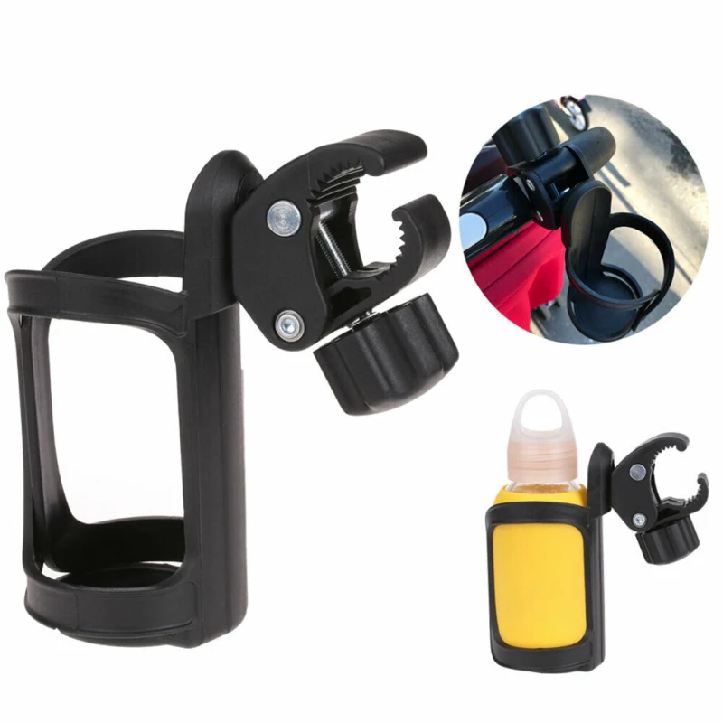

360° Rotation Black Bicycle Water Bottle Holder Mountain Bike Bottle Can Cage Bracket Cycling Drink Water Cup Rack Accessories