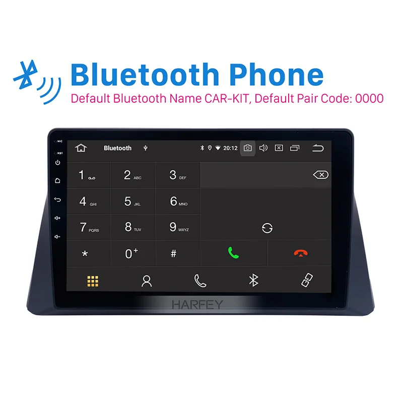 Автомагнитола Harfey для Honda Accord 10 1 дюйма с GPS Android 0 Bluetooth Wi Fi 4G 8 2008 2009 2010
