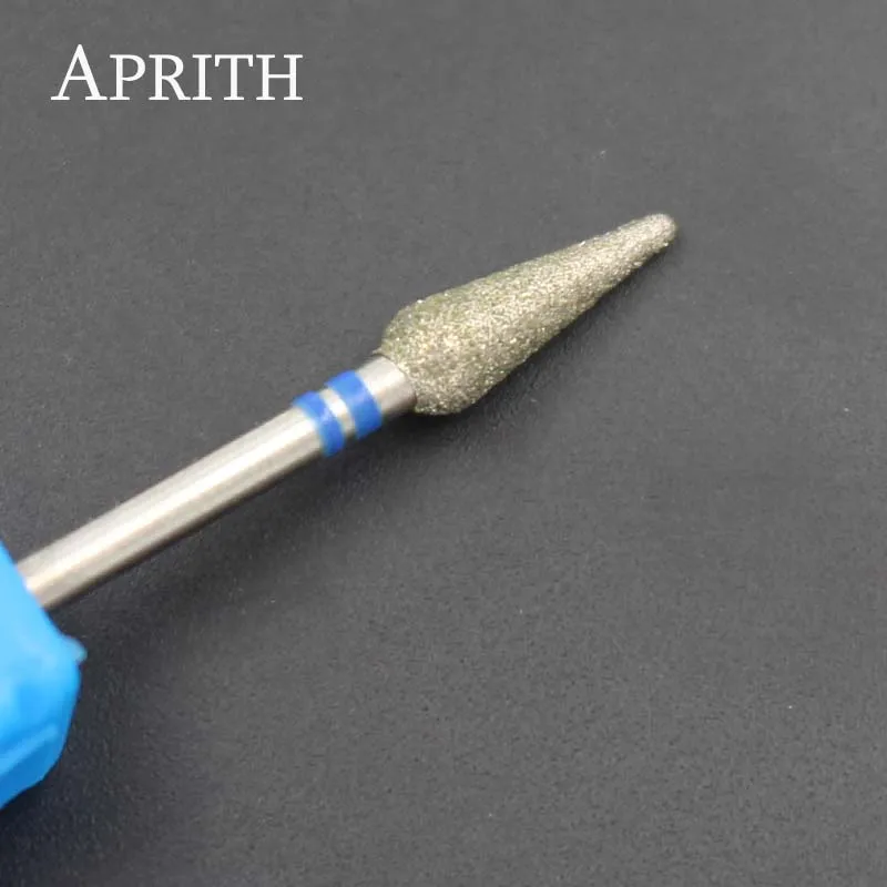 NO4 APRITH 1 шт. алмазное сверло для дизайна ногтей роторное сверло Электрический аппарат для маникюра аксессуары фрезы для ногтей инструменты для педикюра - Цвет: NO4