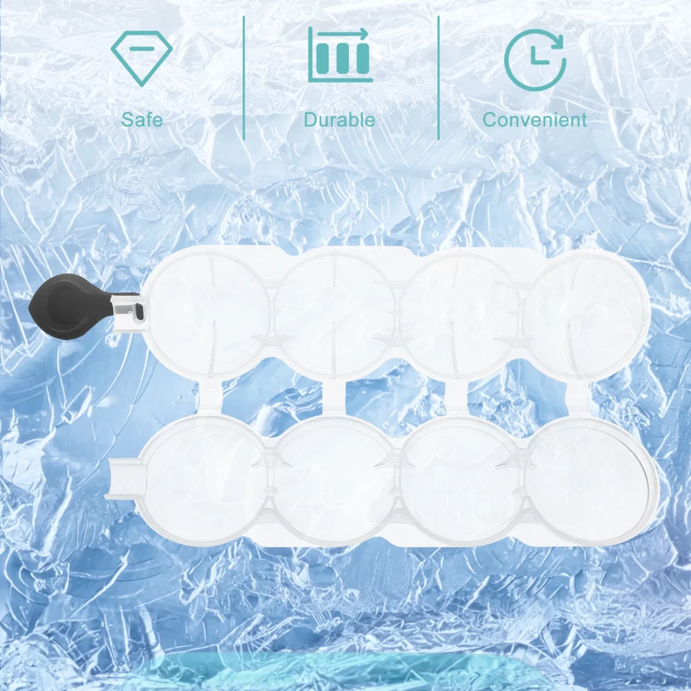 

2pcs Ice Mold Fridge Ice Mold Ice Making Mold DIY Ice Model (Transparent)