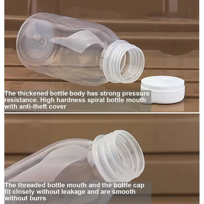 Портативная прозрачная пластиковая бутылка для путешествий 1 шт. емкостью 100/250/350/500/1000 мл, одноразовая, для кофе и напитков на открытом воздухе Mil U3F8.