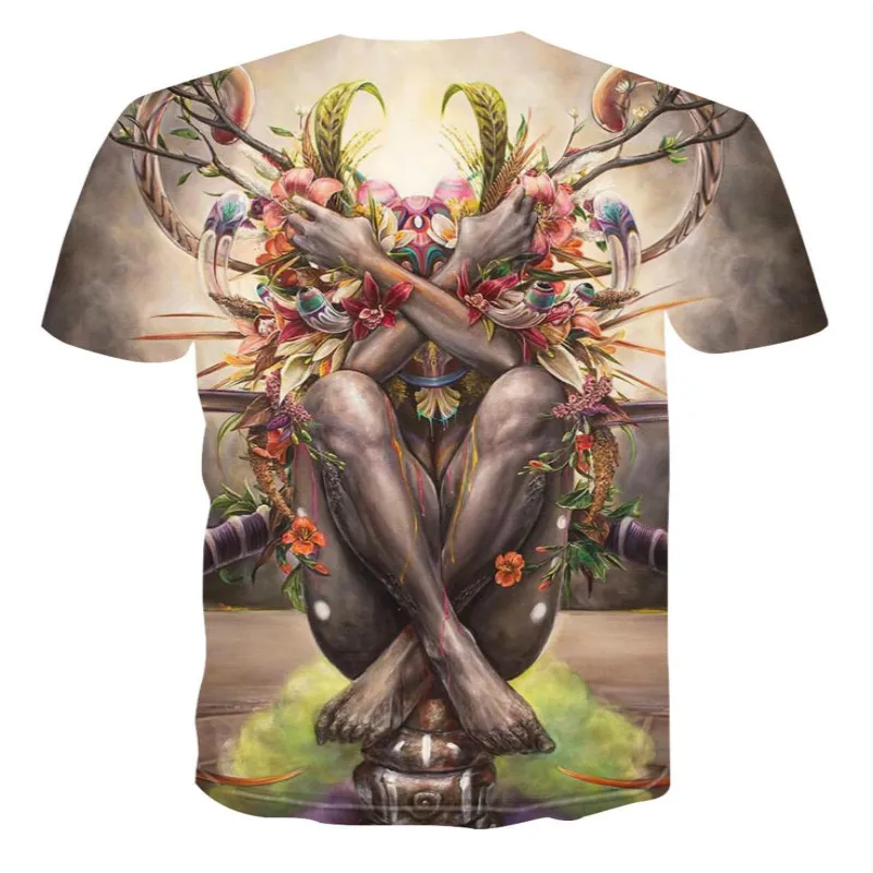 

20201 personalized T-shirt creative design clothing 3D leisure summer T-shirt 3D animation pattern top oversize