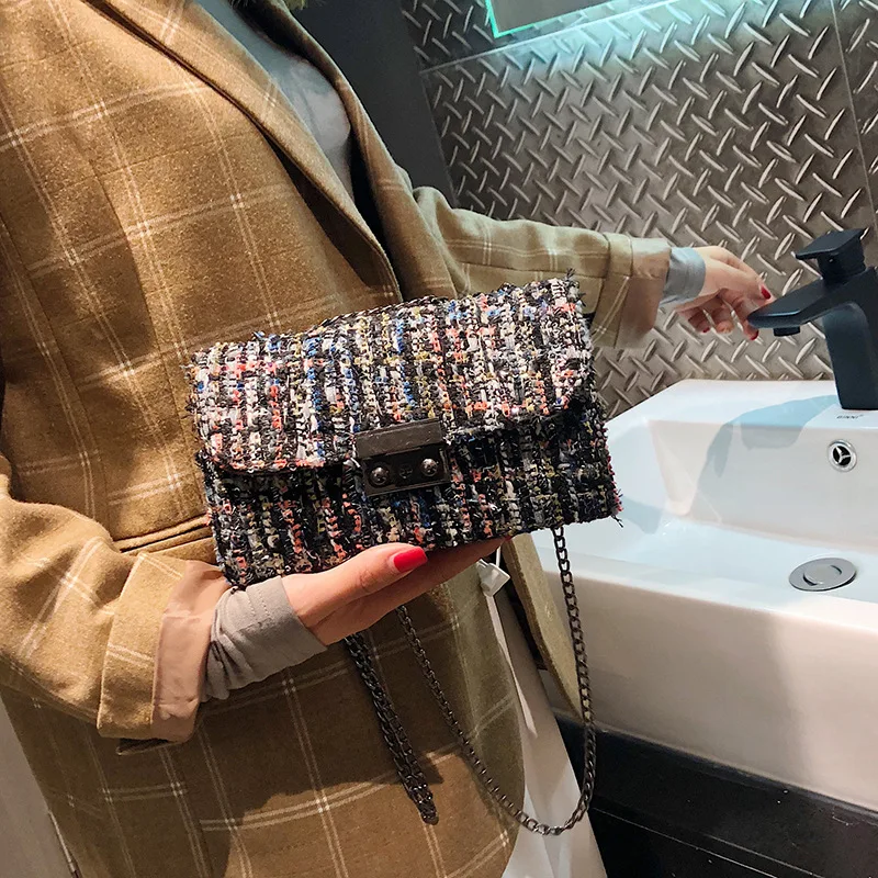 Новая модная женская сумка Nizi через плечо мини квадратная ретро простая