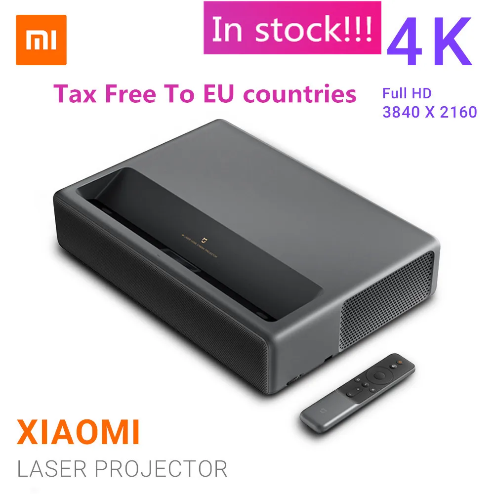 Xiaomi Mijia лазерный проектор 4K(3840x2160) альпд 3D проектор 5000 люмен T968-H Cortex-A53 4-ядерный ТВ домашний кинотеатр проектор