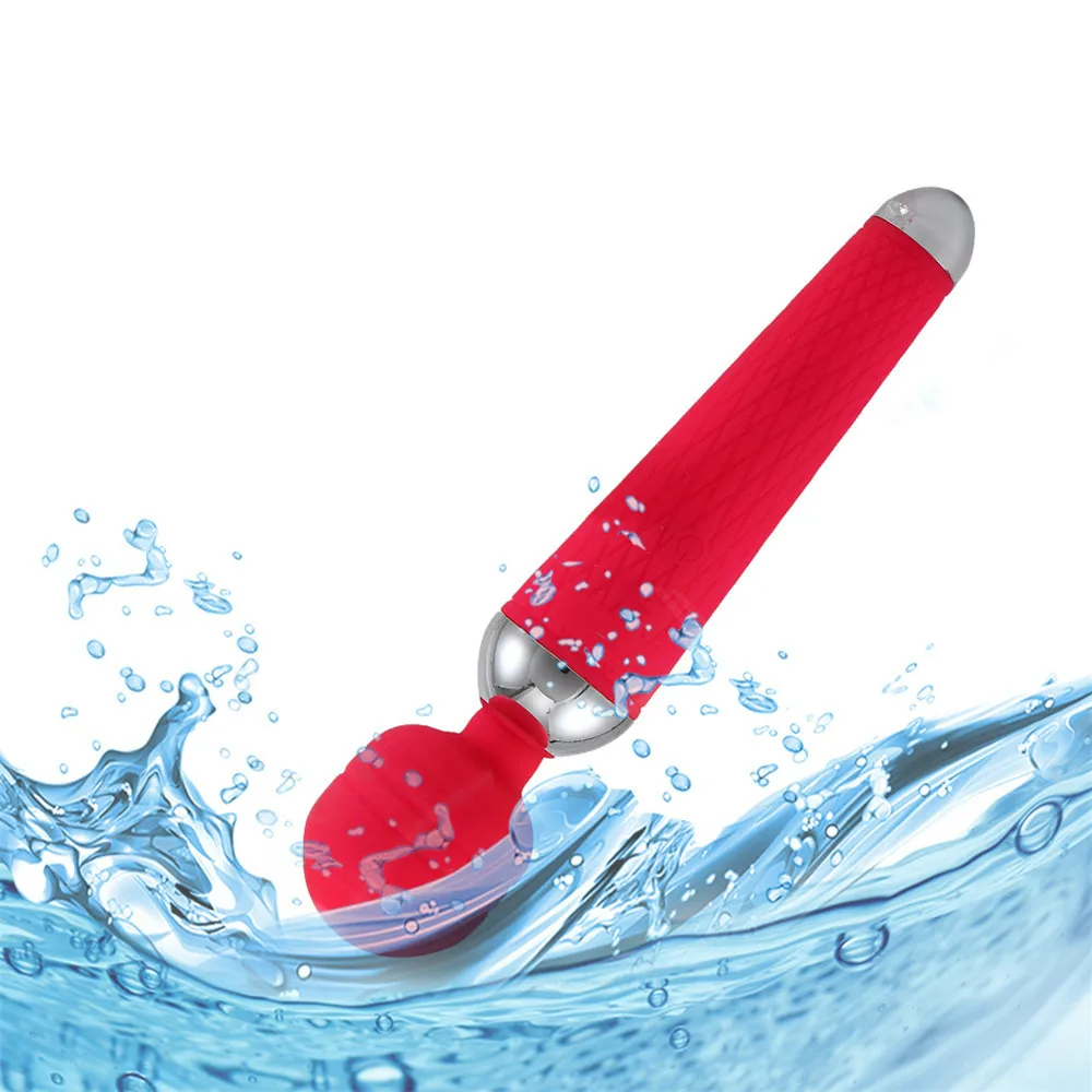 Мощный вибратор волшебная палочка 10 скоростей Вибратор для точки G Клитор