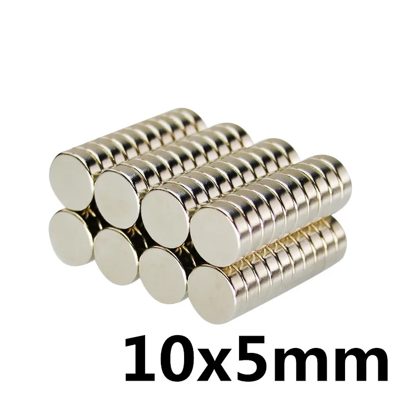 20/50/100 шт. супер сильного прилипания neo dymium 10x5 мм Магниты N35 постоянный магнит 10*5
