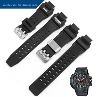 cicidd silicone watchband replacement belt for c asio gw a1100 g 1400 gw 4000 ga 1000 rubber strap black bracelet