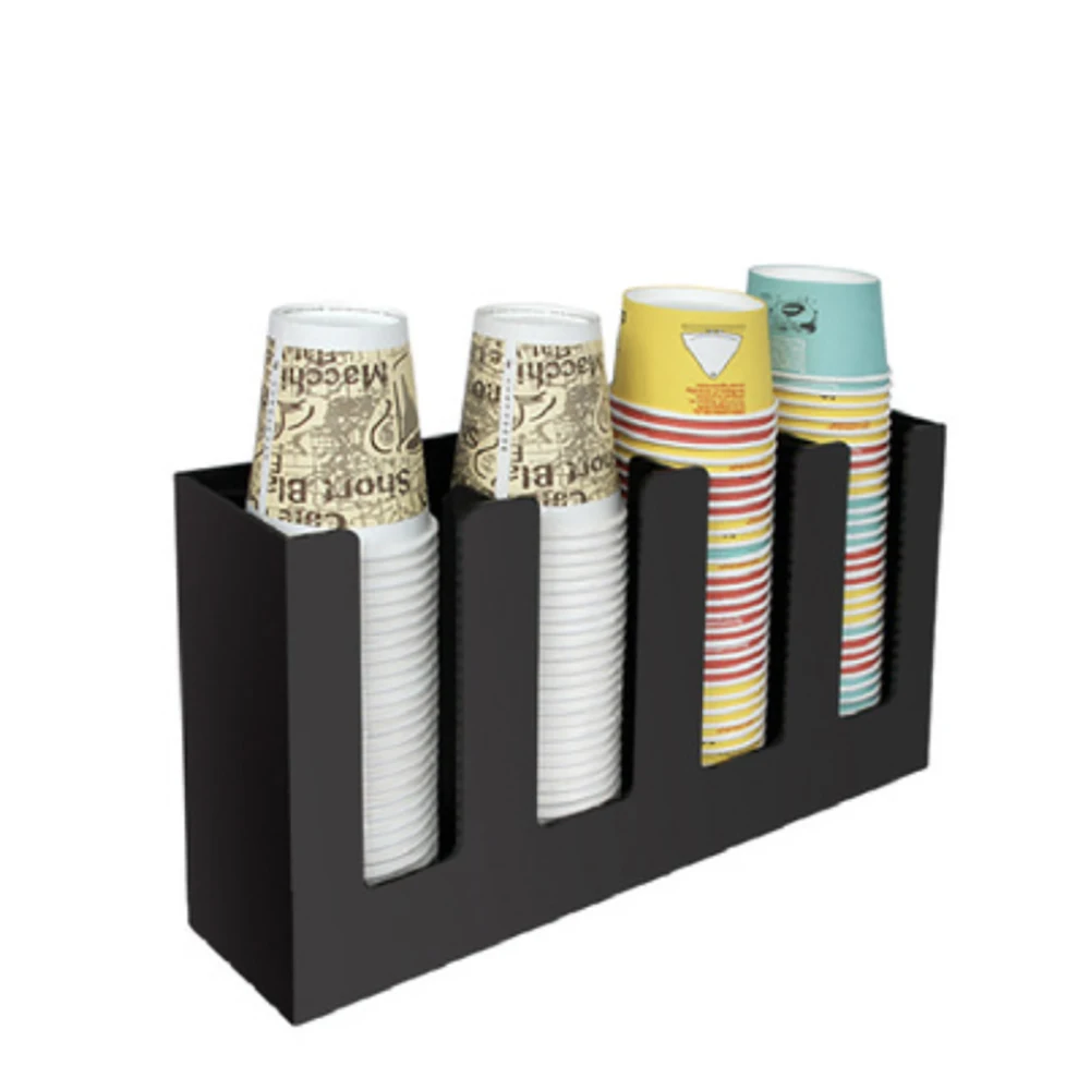 

Acrylic Coffee Cup Holder, Milk Tea Disposable Plastic Paper Cup Cover Holder Organizer Party Self-Service Coffee Shop Storage R