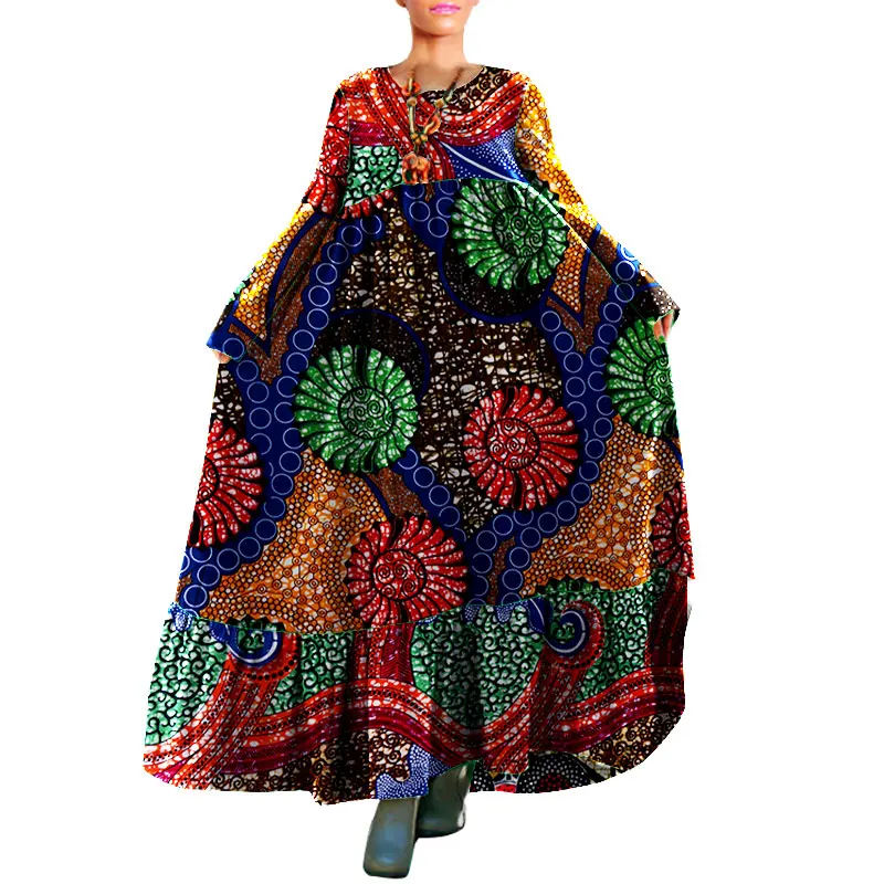 Brw в африканском стиле Одежда традиционная базенская Riche осеннее платье Boho style Robe Femme Макси платье женские Платья Туника Платья WY931