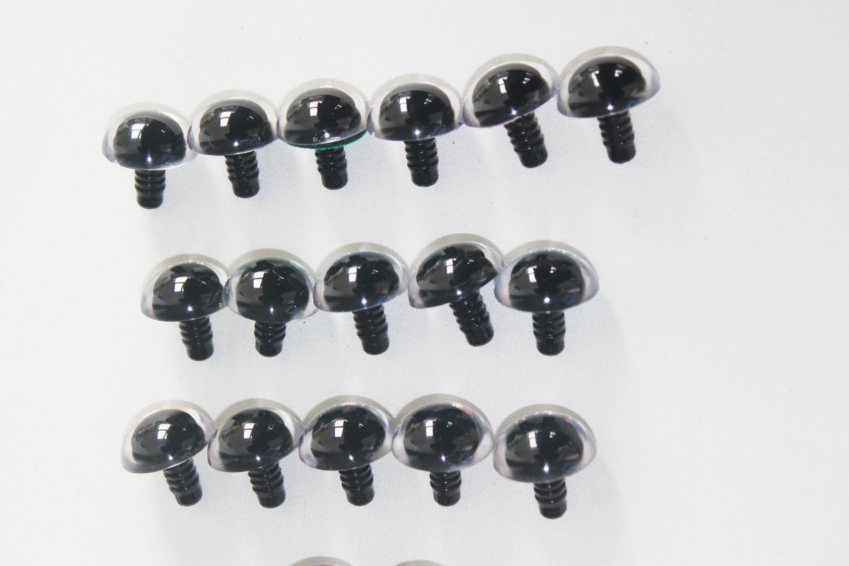 500 шт./лот N18-13mm-28 мм круглые безопасные прозрачные игрушечные глаза жесткая шайба