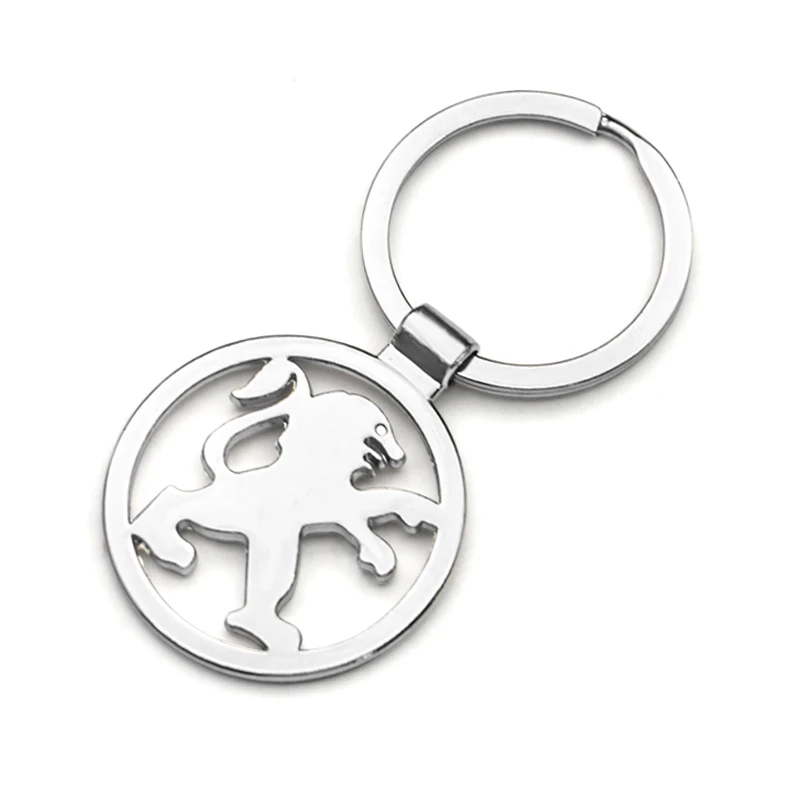 Двухсторонний автомобильный Фотофон 3D металлический брелок для ключей