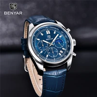 benayr top brand 2021 watches for men stainless steel alloy case chronograph business high strength waterproof quartz watches