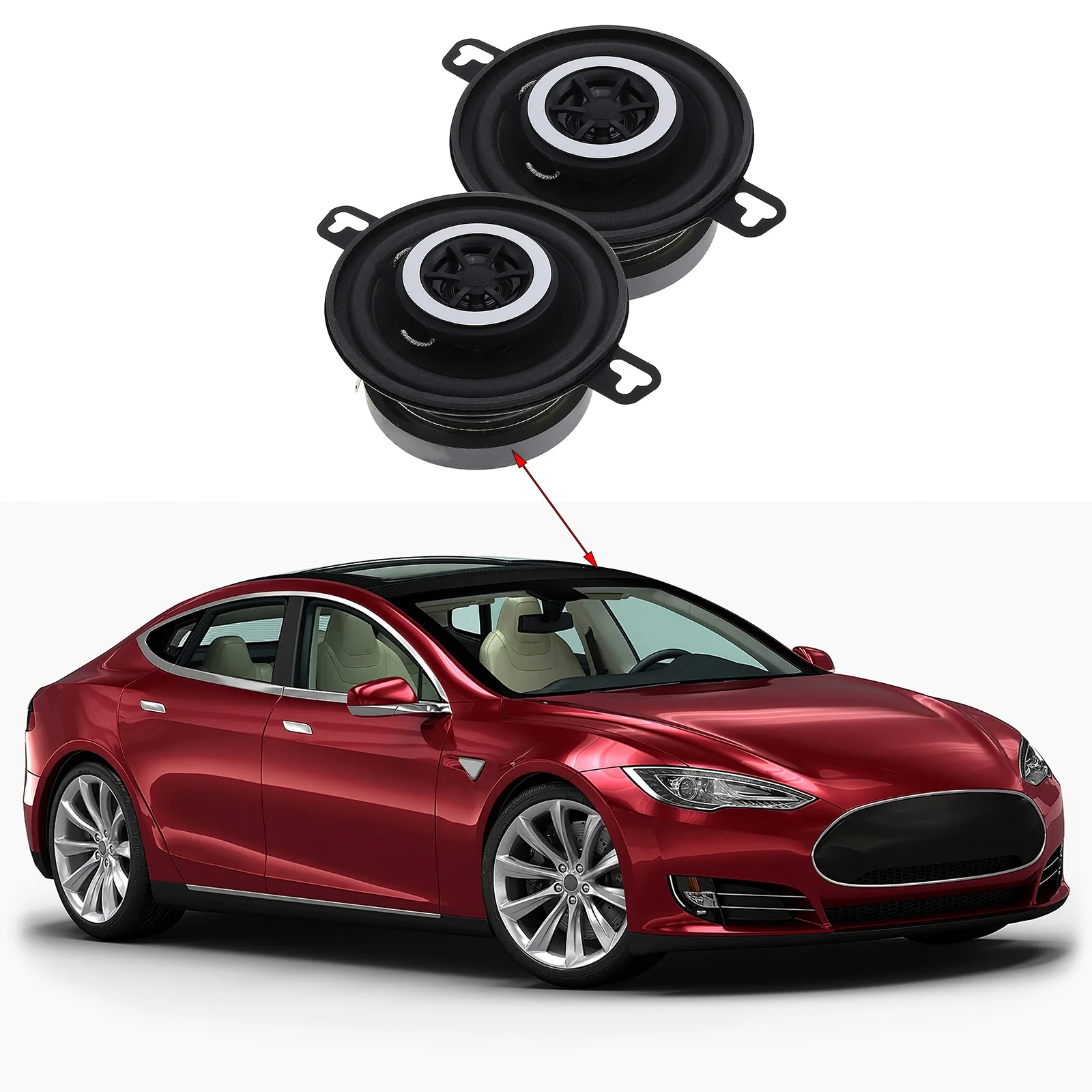 

Compact Snail Car Horn Waterproof Stereo Surround Horn Loud 12V Car Clear Sound Horn High Tone Horn for Electric Car Vehicle