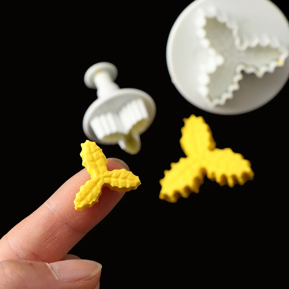 Инструменты для приготовления Рождественского торта 2 шт./компл. Holly листик Cookie