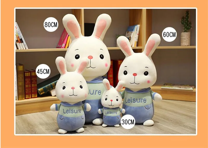 30 см 45 милый кролик плюшевые игрушки мягкие и детские в виде животных кукла