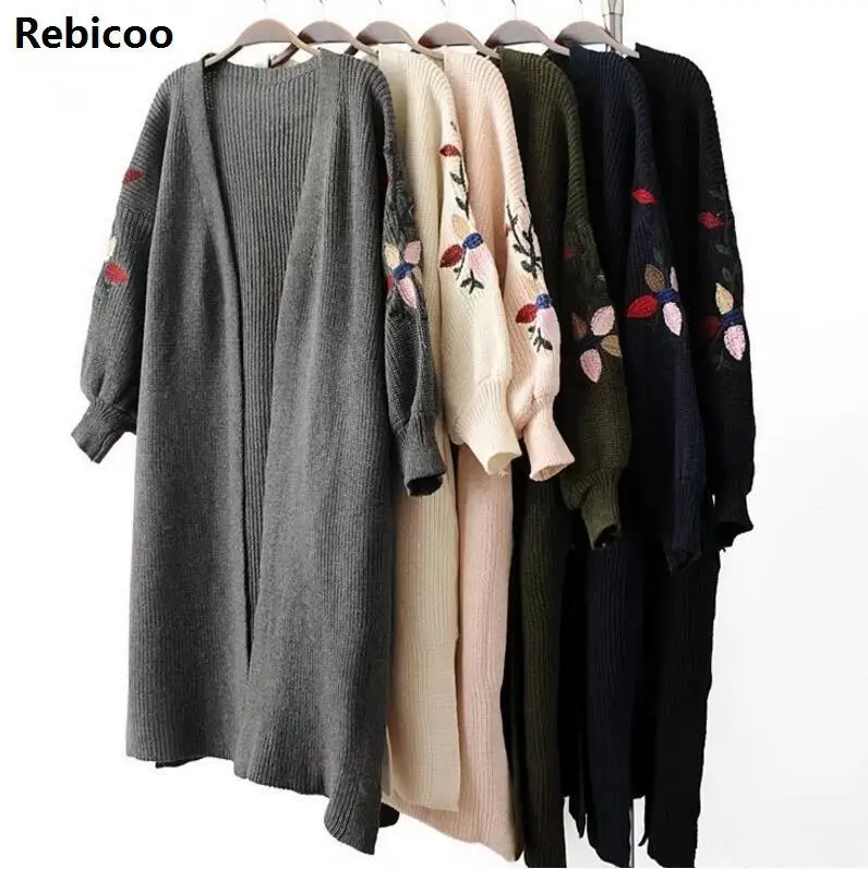 Женский Рождественский вязаный серый свитер женский осенне-зимний Свободный