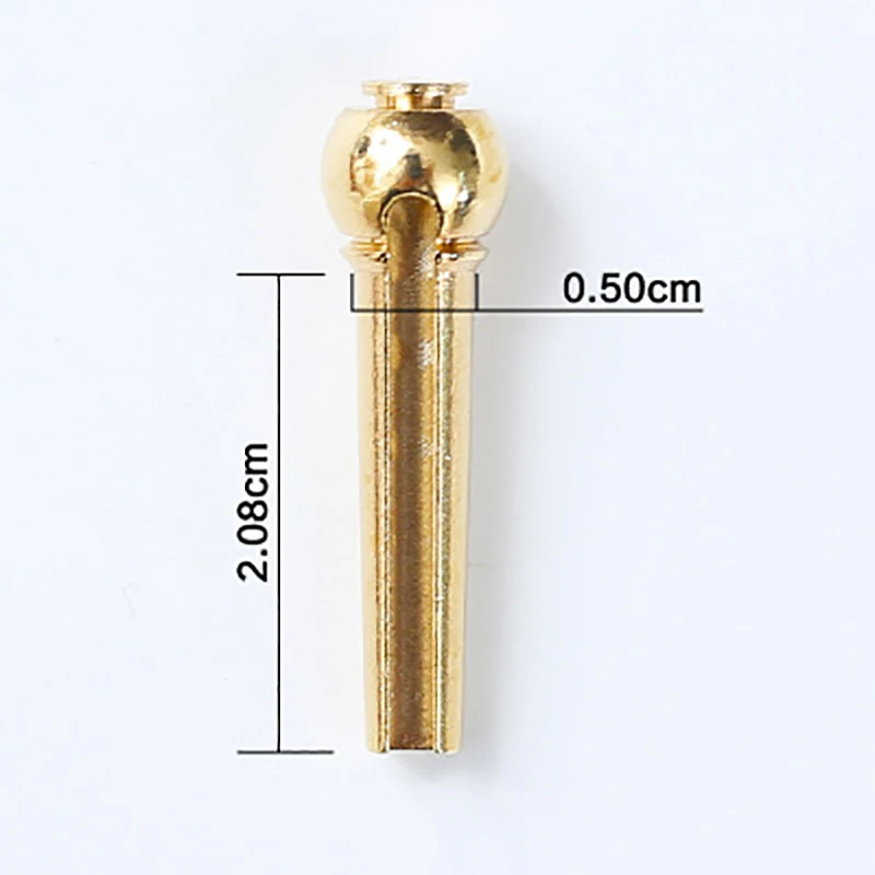 Guitar Pure Copper String Nail Fingerstyle Folk Solid Cone Brass Post Extended Yanyin 6 Pack | Спорт и развлечения