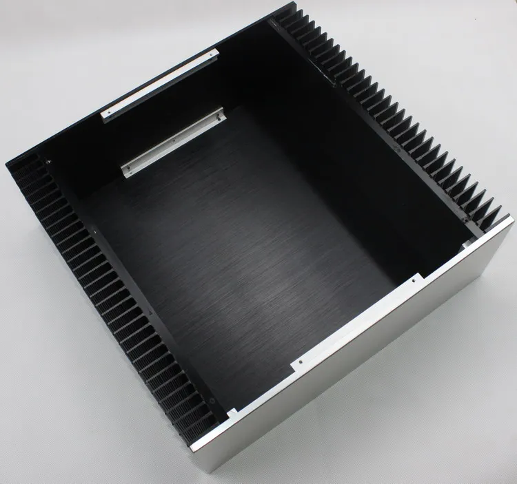 WA68 алюминиевый корпус усилителя/корпус предварительного усилителя DIY box (412*150*430