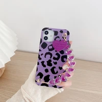 luxury purple bracelet soft shell phone case suitable for iphone 12 mini 11 pro max x xs xr 7 8 plus drop protection case