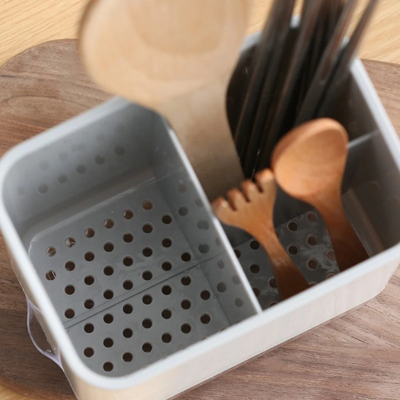 

Shelf Holder Multifunctional Drain Chopstick Cage Household Kitchen Tableware Spoon Storage Box