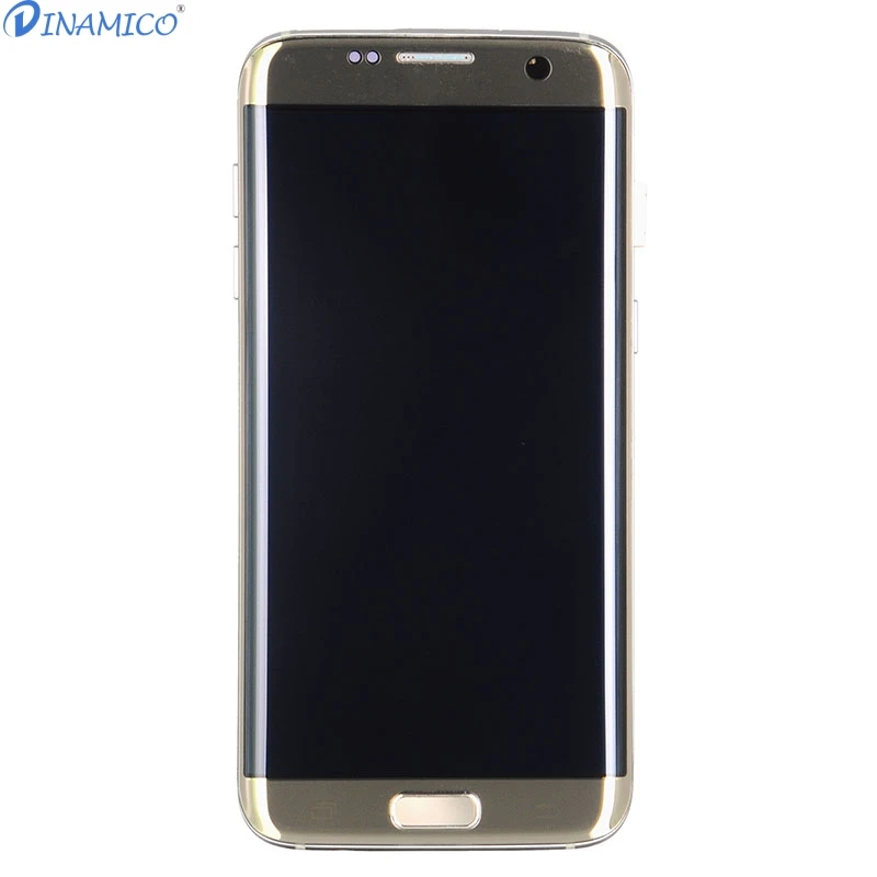 Dinamico OLED Акция S7 Edge дисплей для samsung Galaxy G935 Lcd G935F дисплей кодирующий преобразователь сенсорного экрана в сборе с рамкой