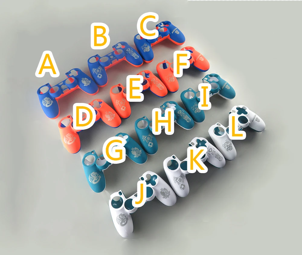 Резиновый чехол с узором для PS4 2 0 JDS 001 JDM 011 V1 передний задний твердый верхний