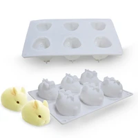 cake decorating moulds silicone 3d bunny rabbit cake molds silicone molds