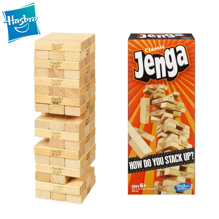 Hasbro Gaming Классическая Дженга мини вызов игра для детей jenda Pass развлечение