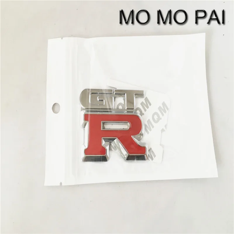 3D Автомобильная эмблема значок наклейка металлический логотип GTR красный |