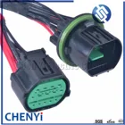 1 шт 14 контактный GL301-14021 Авто головного средства ухода за кожей Шеи светильник Водонепроницаемый переходник автомобильная лампа светильник разъем для Hyundai KIA K2 K3 K5 с проводами
