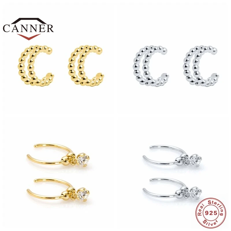 Женские серьги Клипсы из серебра 925 пробы золотистого цвета|Серьги-клипсы| |