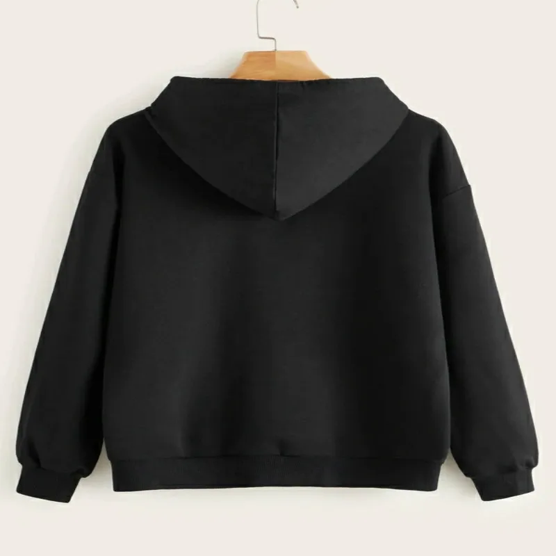 Instagram Sweatshirt Embroidery Hoodies Chile Fashion 2021 Cotton Comfy Pullover Harajuku Butterfly Sweat-shirts Free Shipping | Женская