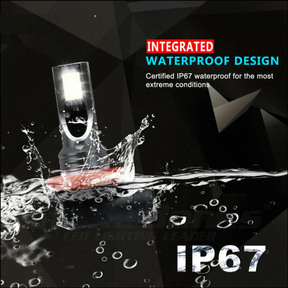 

1500W Headlights High-Low Beam 6000K Waterproof Replacement H4 Fog Light