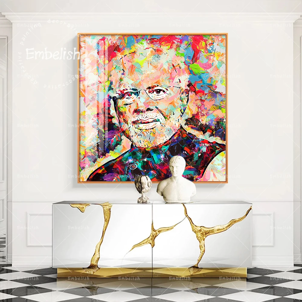 

Embelish 1 Pieces Famous Portrait Modern Home Decor Wall Art Pictures For Living Room Figure HD Canvas Paintings Large Posters