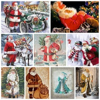 5d diy diamond painting of santa claus series full roundsquare drills embroidery mosaic art decoration for home wall decor