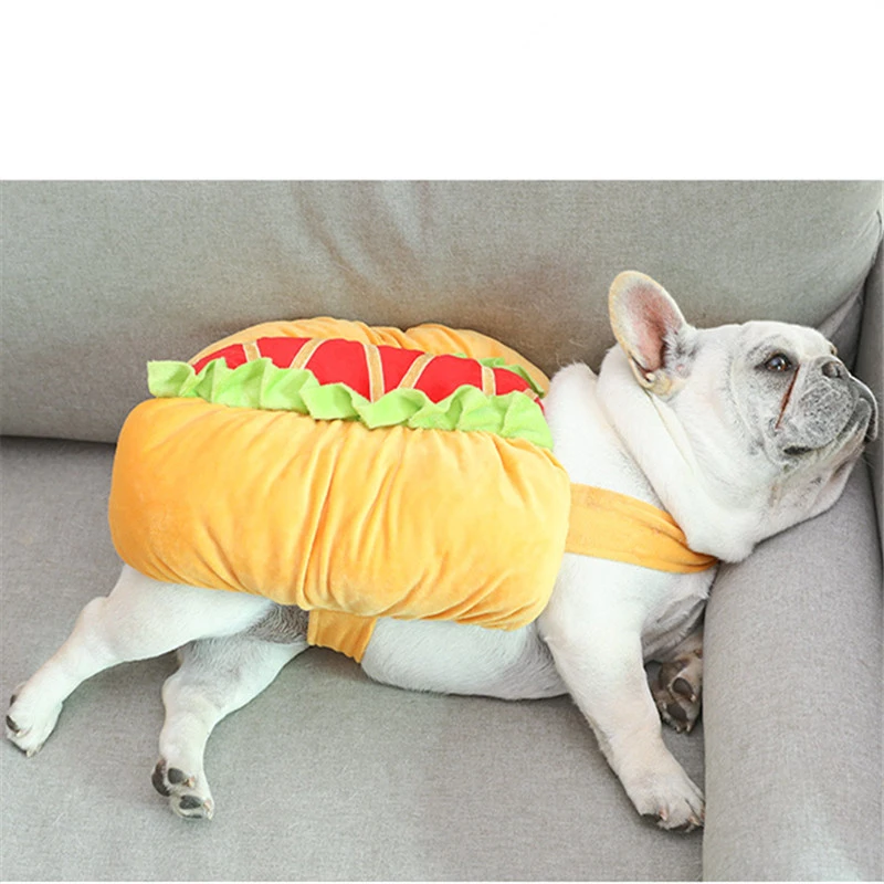 Смешная одежда для собак французская бульдога зимнее пальто домашних животных